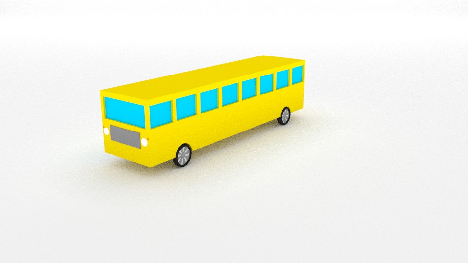 Low Poly Cars Scene preview image 2